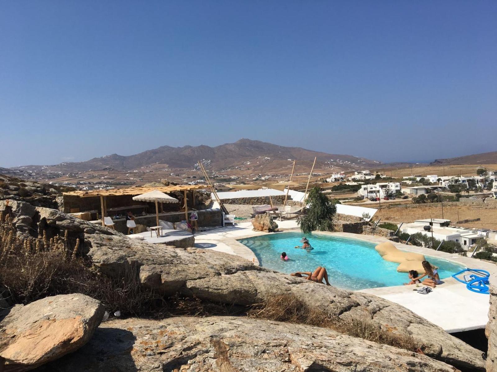 My Oasis Studios Mykonos Klouvas Buitenkant foto